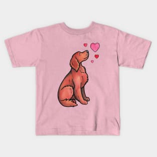 Irish setter love Kids T-Shirt